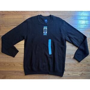 Gap Mens Sweater in Java Brown NWT Ribbed Seed Stitched